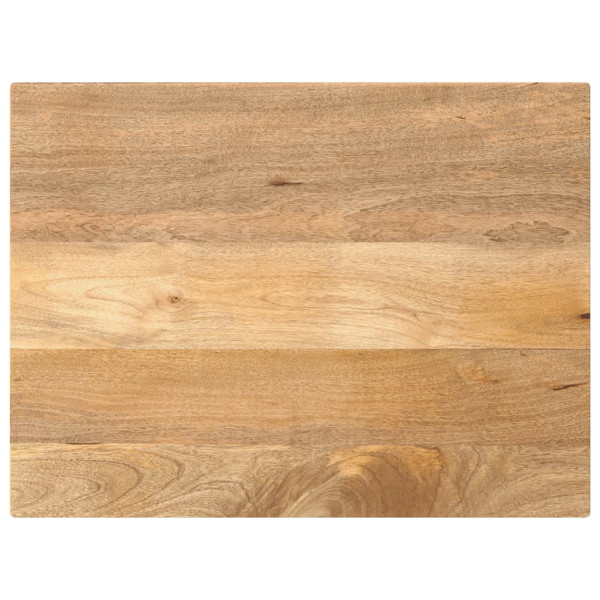 Tablero de mesa rectangular madera maciza mango 90x70x3.8 cm D