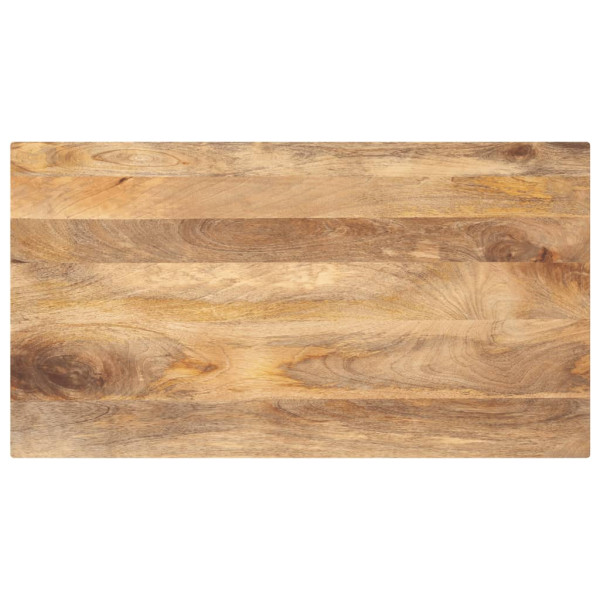 Tablero de mesa rectangular madera maciza mango 100x50x3.8 cm D