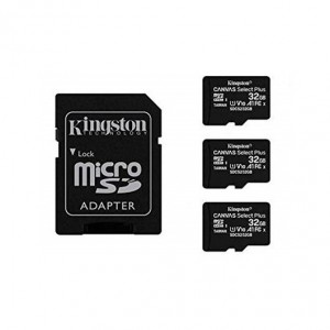 MEM MICRO SDHC 32GB KINGSTON CANVAS SELECT+ADAPT D