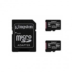 MEM MICRO SDXC 64GB KINGSTON CANVAS SELECT+ADAPT D