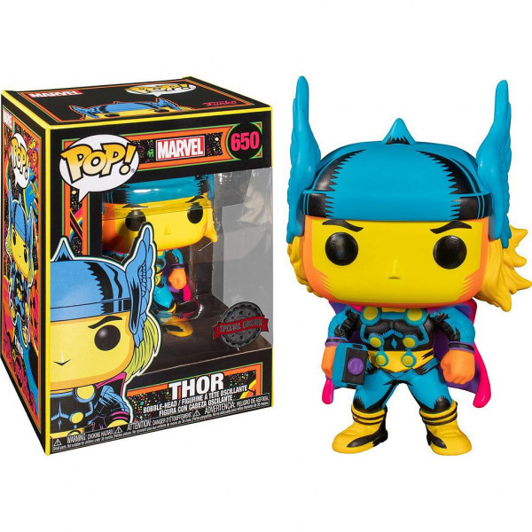 Funko pop marvel black light thor multicolor 48847 D