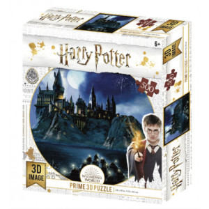 Quebra-cabeça 3D lenticular de Harry Potter Hogwarts com 500 peças D