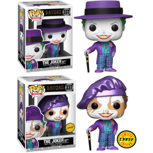 Funko pop dc joker com 1989 chapéu com versão perseguição D