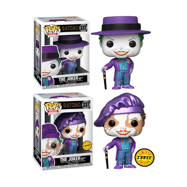 Funko pop dc joker con sombrero 1989 con version chase D