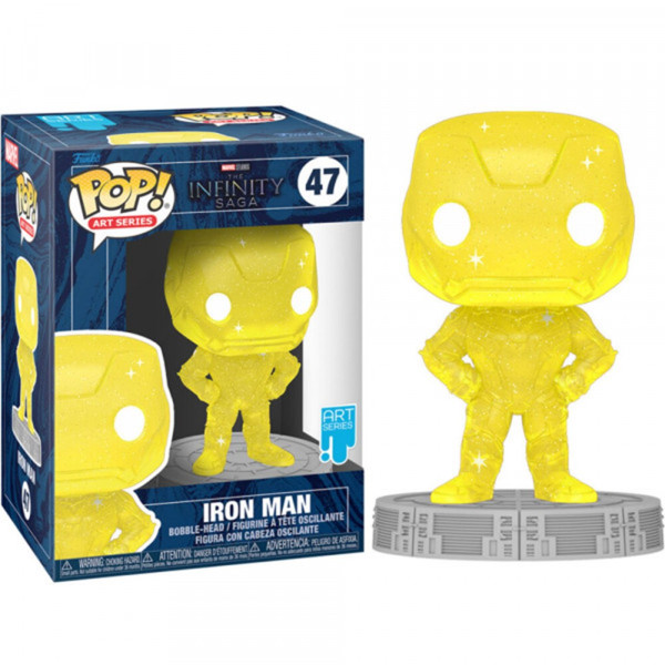 Funko pop marvel infinity saga iron man gema de la mente 57617 D