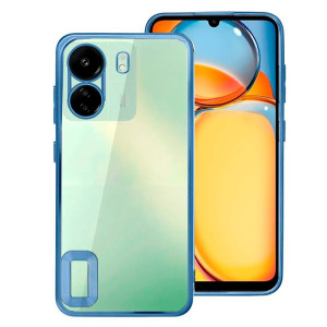 Carcaça COOL para Xiaomi Redmi 13C / 13C 5G / Poco C65 Borde Metalizado (Azul) D