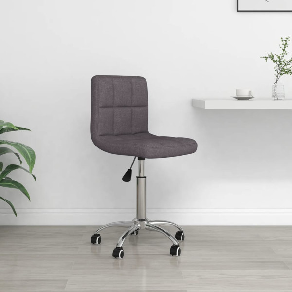 Silla de oficina giratoria tela gris taupe D