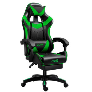 Gaming Premium COOL Rest Black-Verde (Reposapiés) D