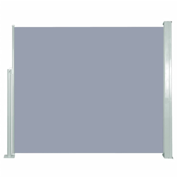 Toldo lateral retráctil 120x300 cm gris D