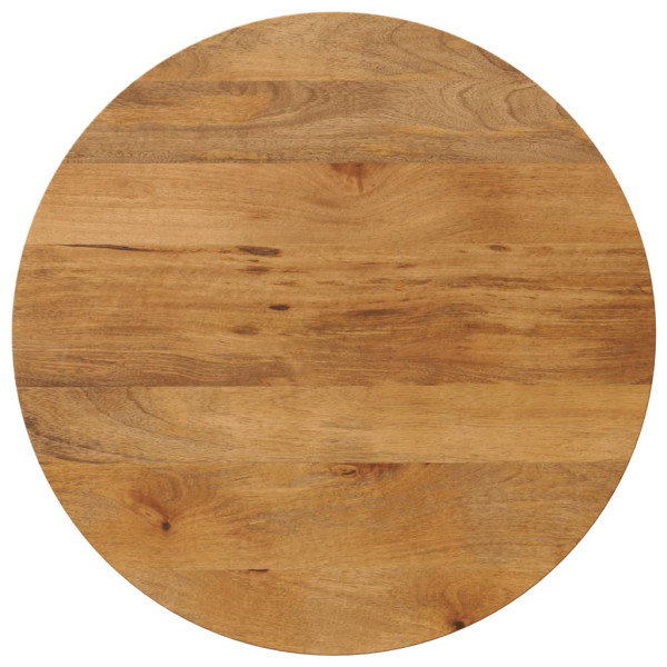 Tablero de mesa redondo madera maciza de mango Ø 90x2.5 cm D