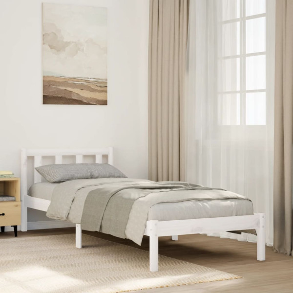 Cama extralary sem colchão madeira maciça de pinheiro 80x220 cm D