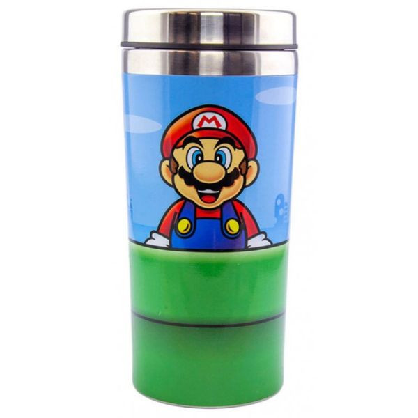 Botella de termo Paladone Super Mario plata D