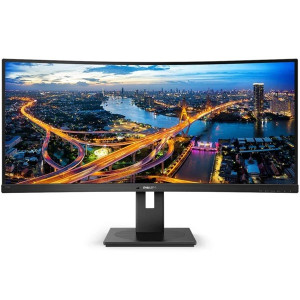 Monitor PHILIPS B LINE 34" LED WQHD 346B1C Curvo negro D