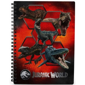 Libreta efecto 3d sd Toys Carnivorous Jurassic World D