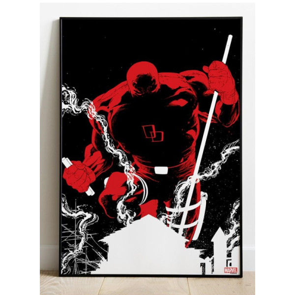 Daredevil: painel de madeira do pai1 35x50 cm Marvel Arte de capa mítica 27 D