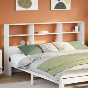 Armário de cama madeira maciça pinheiro branco 180 cm D