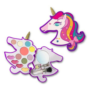 Set de Maquillaje Infantil Lorenay Unicornio (16 pcs) D