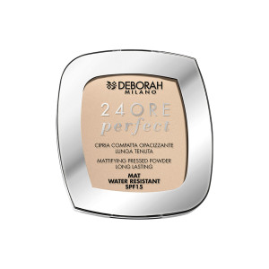 Compact Dusts Deborah 24ore Perfeito No 01 luz Bege Spf 15 D