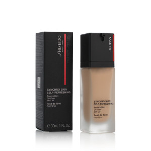 Base de maquiagem fluida Shiseido Sincronização da pele Self-Refreshing No. 240 Quartz Spf 30 ml D