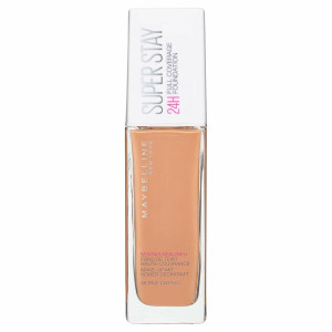 Base de maquiagem fluida Superstay Maybelline Cobertura completa caramelo 58-true (A) D