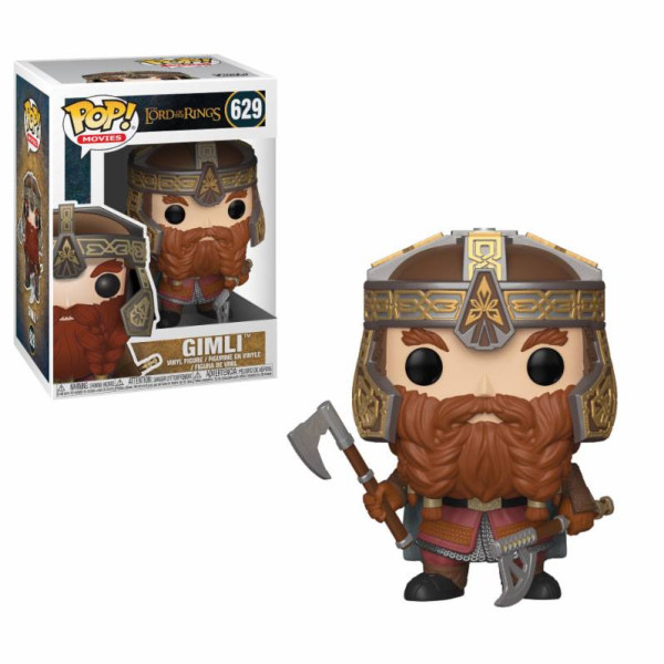 Funko pop o mestre dos anéis gimli D