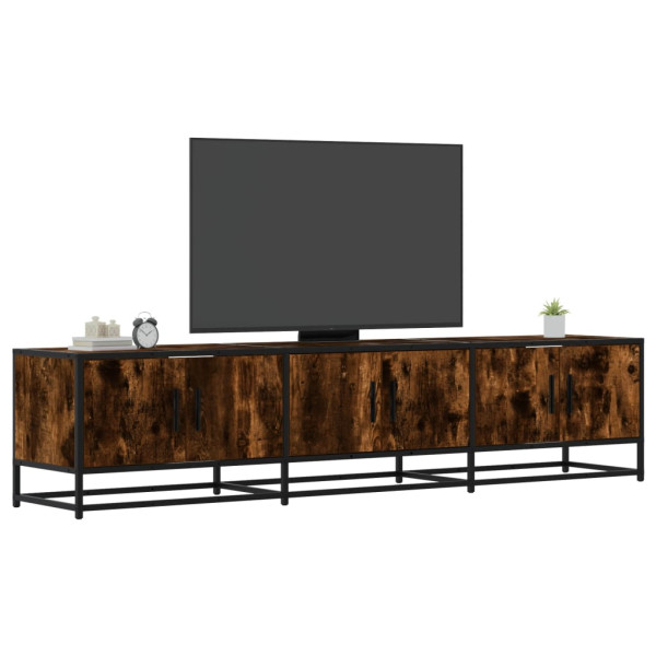 Mueble para TV madera de ingeniería roble ahumado 180x35x41 cm D