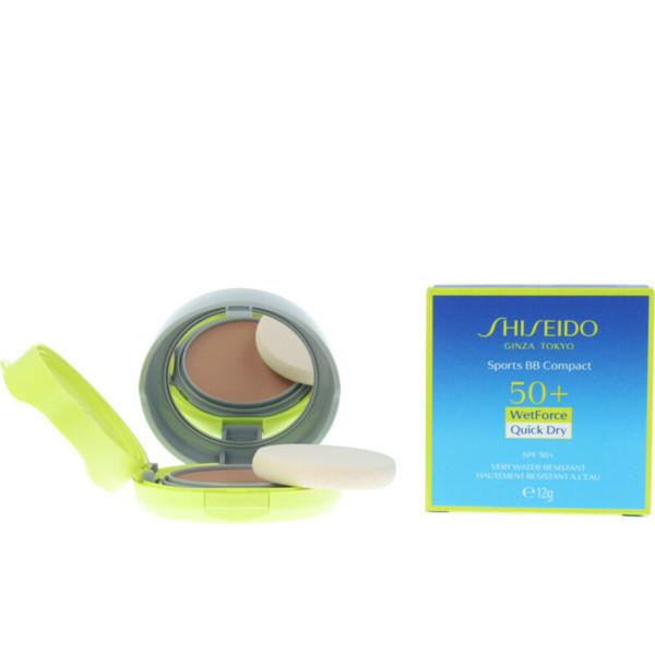 Pó compacto Shiseido Spf 50+ Muito escuro D