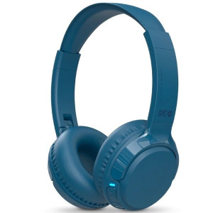 Auriculares inalámbricos spc heron 2 studio/ con micrófono/ bluetooth/ azules D