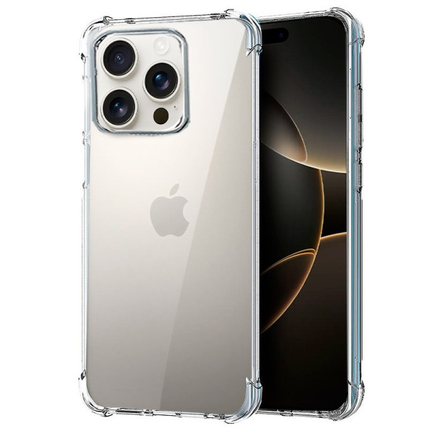 Carcaça COOL para iPhone 16 Pro Anti-Shock Transparente D