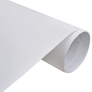 Láminas para coches 2 uds blanco mate 100x150 cm+50x150 cm D