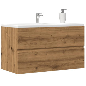 Armario pared baño madera ingeniería artisian 80x38.5x45 cm D