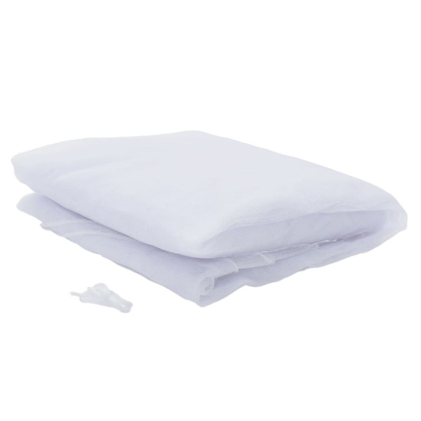 Mosquitera para cama 220 malla blanco 56x56x220 cm M 5