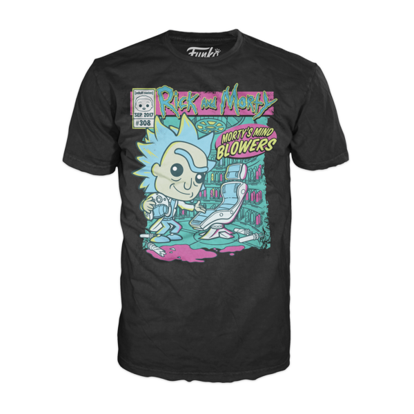 T-shirt funko série tv rick & mente morty sopradores 64530 D