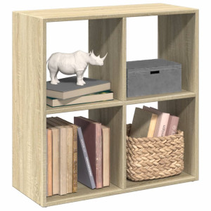 Bookshop divisor madeira engenharia carvalho Sonoma 69.5x29x69.5 cm D