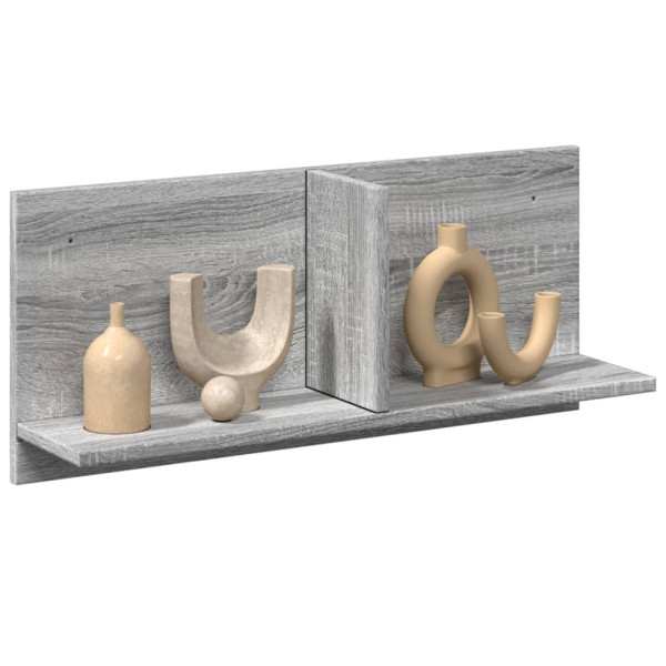 Armario de pared madera de ingeniería gris Sonoma 70x16.5x30 cm D