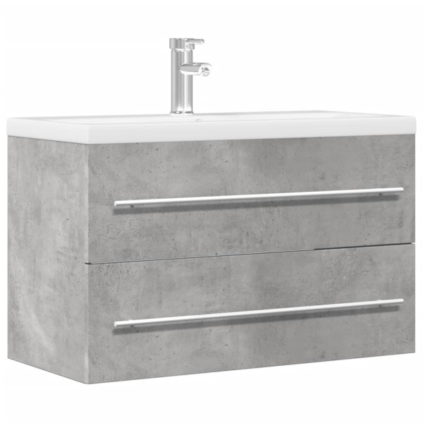 Mueble de lavabo madera ingeniería roble artisian 80x38.5x48 cm D