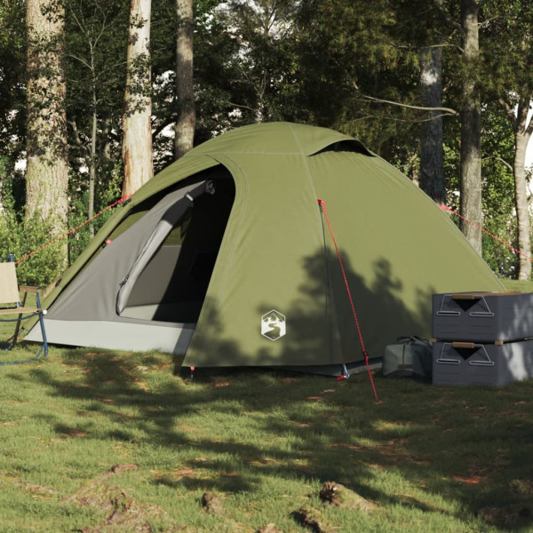 Tenda Iglo para 4 pessoas à prova d'água de oliveira verde D