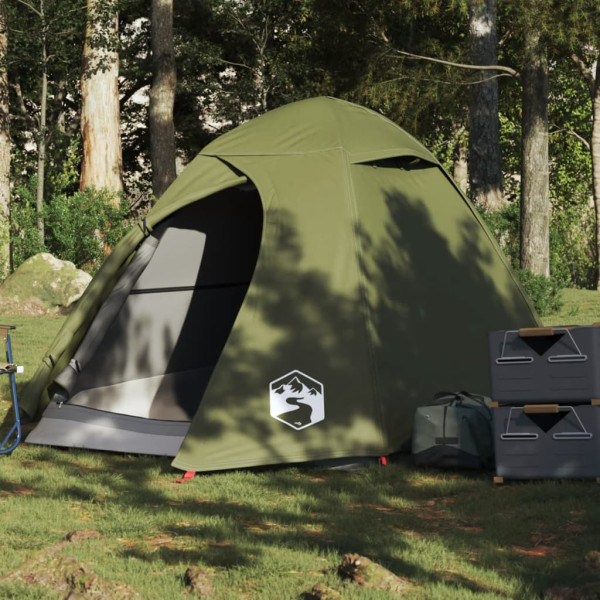 Tenda Iglu Verde Oliva Impermeável para 2 Pessoas D