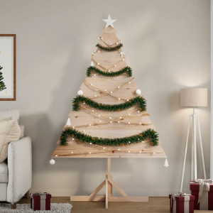 Árbol de Navidad de adorno madera maciza 180 cm D