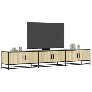 Mueble para TV madera de ingeniería roble Sonoma 240x35x41 cm D