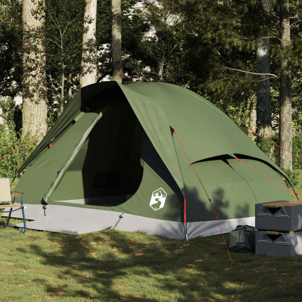 Tenda Iglo para 4 pessoas à prova d'água de oliveira verde D