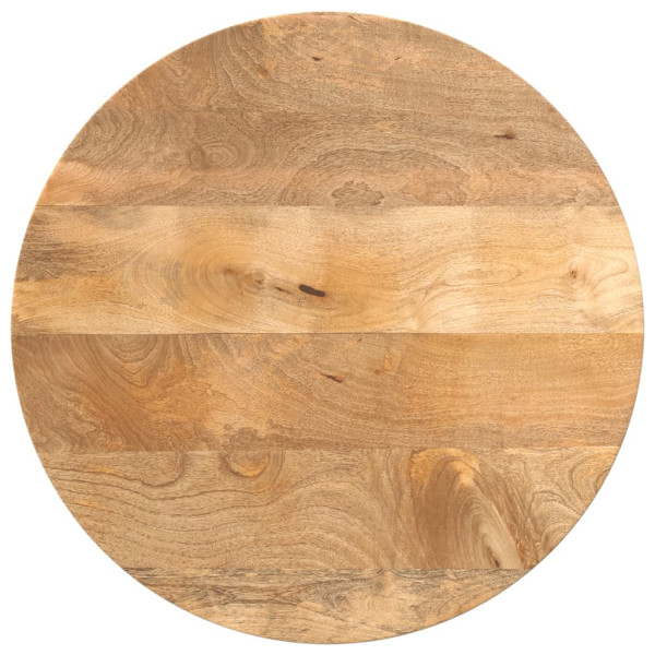 Tablero de mesa redondo madera maciza de mango Ø 40x2.5 cm D