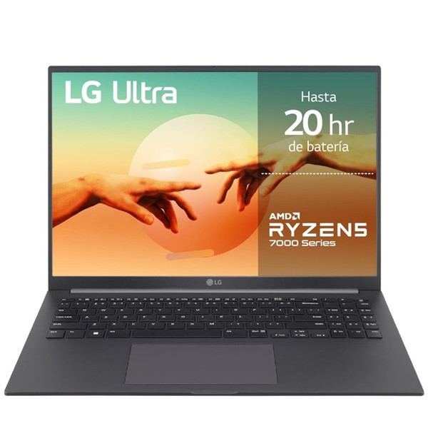 LG ULTRA 16" AMD Ryzen 7 16GB RAM 512GB 16UD70R-G.AX76B negro D