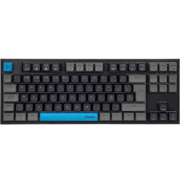 Teclado Gaming Royal PBT negro D