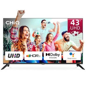 Smart TV CHIQ 43" LED 4K UHD U43G7LX negro D