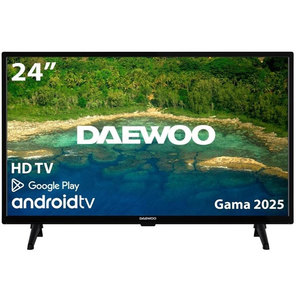 Smart TV DAEWOO 24" LED HD 24DM64HA negro D