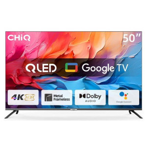 Smart TV CHIQ 50" QLED 4k U50QM8V negro D