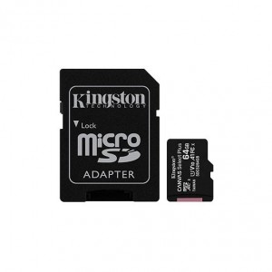 MEM MICRO SDXC 64GB KINGSTON CANVAS SELECT+ADAPT D