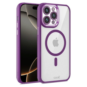 Carcasa COOL para iPhone 16 Pro Magnética Borde Violeta D