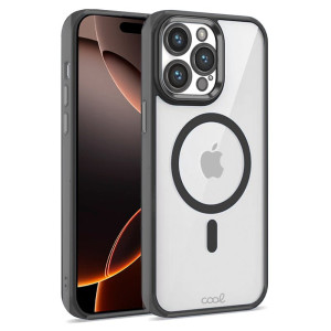 Carcaça COOL para iPhone 16 Pro Max magnético Bordo preto D